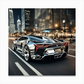 Futuristic Sports Car 5 Canvas Print