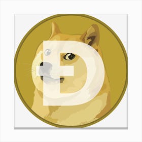 Dogecoin Cryptocurrency Dash Digital Currency Doge 275745e6eacc Canvas Print