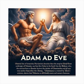 Adam Ad Eve Canvas Print