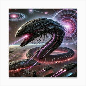 Void Serpent Canvas Print