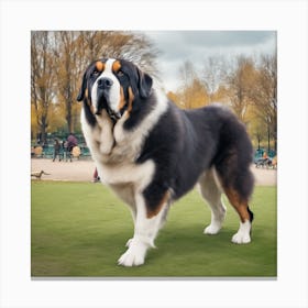 Bernese Mountain Dog Canvas Print