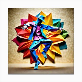 Origami Dancer 107 Canvas Print