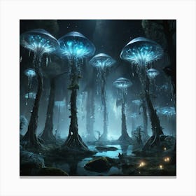 Dark Forest Canvas Print