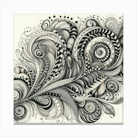 Doodle Art 4 Canvas Print