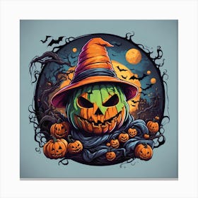 Halloween Pumpkin 6 Canvas Print