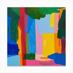 Abstract Park Collection Forest Park Portland 5 Canvas Print