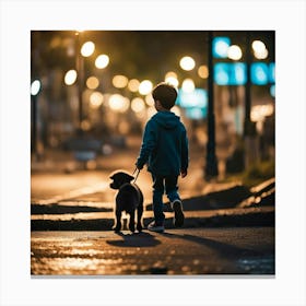 Lost In the Dark Canvas Print