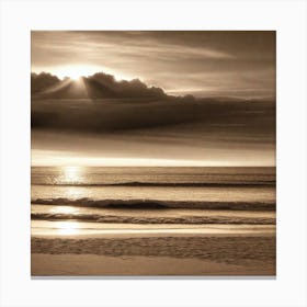 Sunset On The Beach 859 Canvas Print