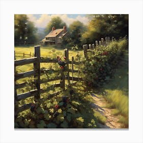 Late Summer Countryside Walk Canvas Print