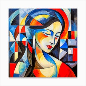 Portrait of a woman 8 Canvas Print