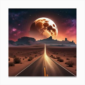 Highway To The Unknown Canvas Print