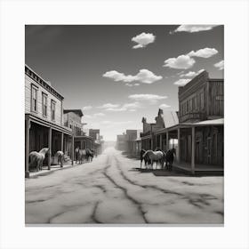 Old West Town 27 Canvas Print