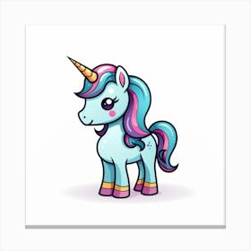 Cute Unicorn 788 Canvas Print