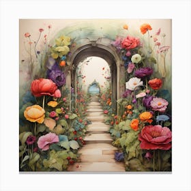 Garden Path 3 Canvas Print