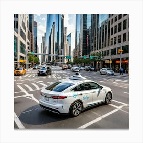 Self - Driving Car Canvas Print