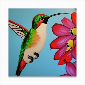 Pretty Hummingbird Canvas Print
