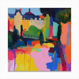 Abstract Park Collection Luxembourg Gardens Paris 2 Canvas Print