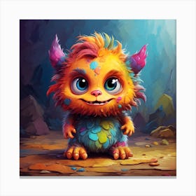 Cute Baby Troll Canvas Print