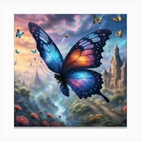 Fantasy Art Butterfly II Canvas Print