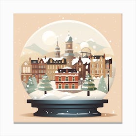 Inverness United Kingdom Snowglobe Canvas Print