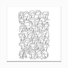 Peoples Square Canvas Print