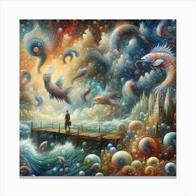 'Sea Of Fish' Canvas Print