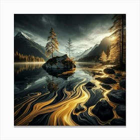 Golden Pond Canvas Print