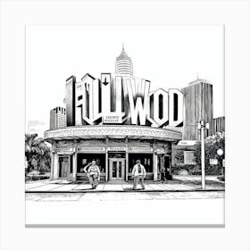 Hollywood Sign Canvas Print