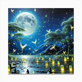 Fairy Lanterns Canvas Print