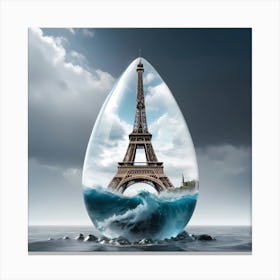 Paris Eiffel Tower Canvas Print