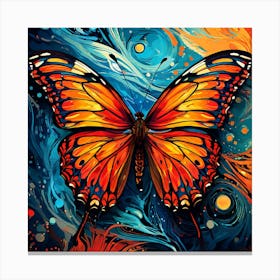 Butterfly Painting art print Canvas Print