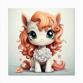 Cute Pony 3 Canvas Print