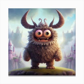 Monsters And Castles Canvas Print