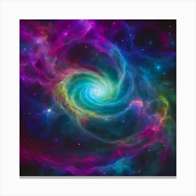 Spiral Galaxy Art Canvas Print