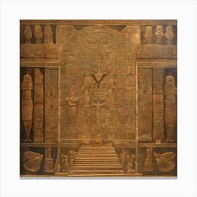 Egyptian Temple 1 Canvas Print