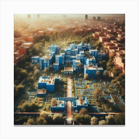 Blue City In Morocco 1 Canvas Print