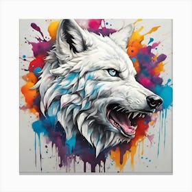 White Wolf Canvas Print