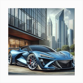 Aston Martin Gt blue Canvas Print