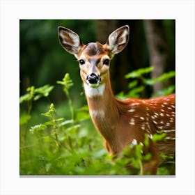 Deer Fawn Canvas Print