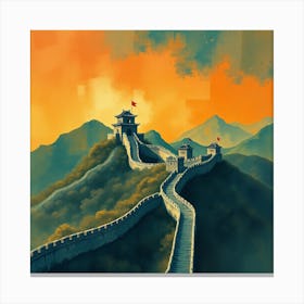 Great Wall Of China 8 Canvas Print