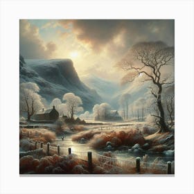 Winter Landscape Canvas Print