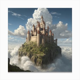 Castle In The Clouds 5 Canvas Print