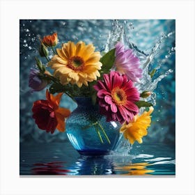 Flowers In A Vase 45 Canvas Print