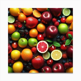 Colorful Fruits Canvas Print