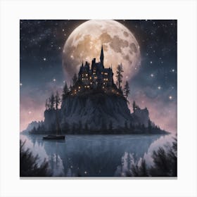 Harry Potter Castle Canvas Print