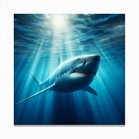 Great White Shark Canvas Print