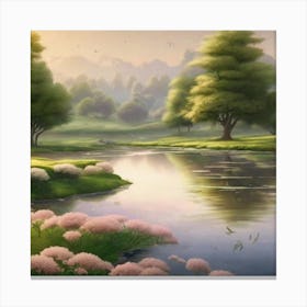 Landscape Painting 35 Canvas Print