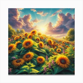 Sunflowers Canvas Print