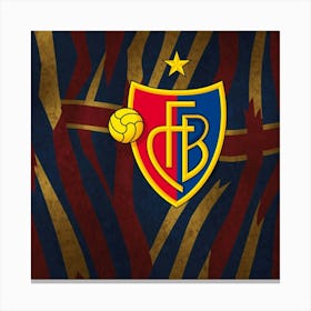 FC Basel 1893 Logo Wall Art 7 Canvas Print