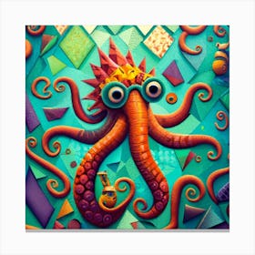 The Likeness Of The Kraken Canvas Print